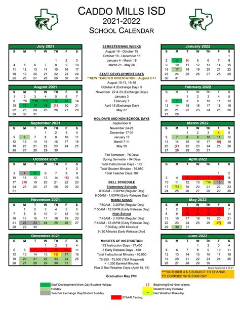 Caddo Mills Isd Calendar